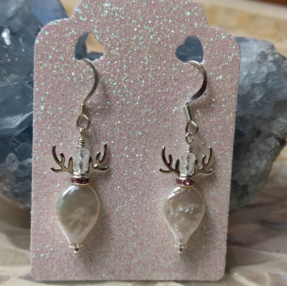 euphrosyne Jewelry - New holiday sterling freshwater pearl earrings.
